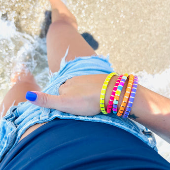 Rainbow bracelets