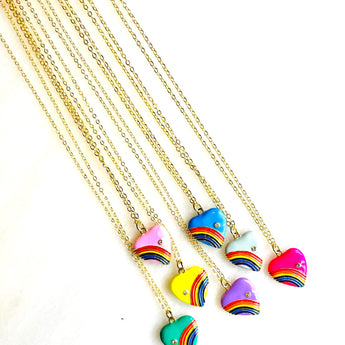 Rainbow heart collection