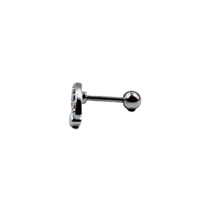 EAR PIERCING KELLY SILVER*