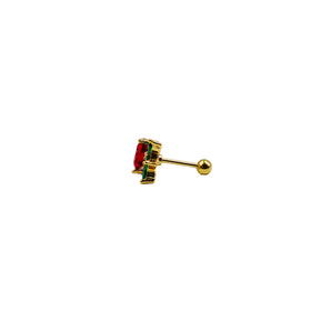 EAR PIERCING STRAWBERRY GOLD*