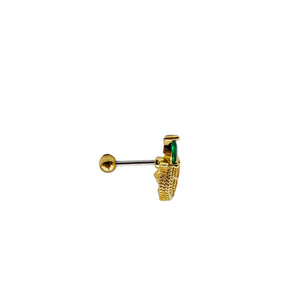 EAR PIERCING ORANGE GOLD XS*