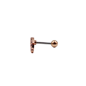 EAR PIERCING KELLY PINK GOLD*