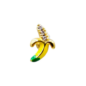 EAR PIERCING BANANAS GOLD*