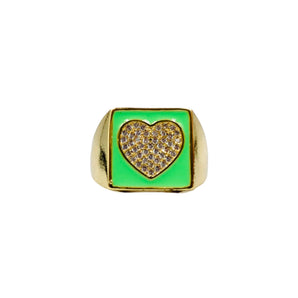 RING HEARTLOVE CUBE