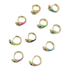 EARRINGS SNAKE RAINBOW