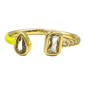 RING DRUPPEL GEEL