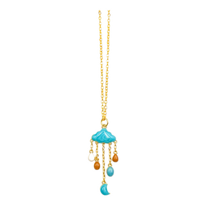 NECKLACE CLOUDY BLUE