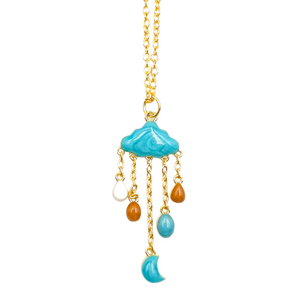 NECKLACE CLOUDY BLUE