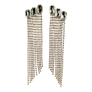 EARRINGS CHER PINK GOLD