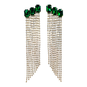 EARRINGS CHER GREEN